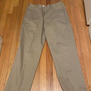 Lands' End Size 33 Traditional Fit Khaki Pants